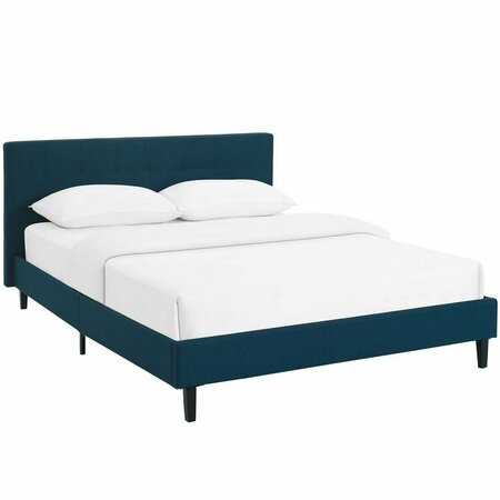 MODWAY FURNITURE Linnea Full Size Bed, Azure MOD-5424-AZU